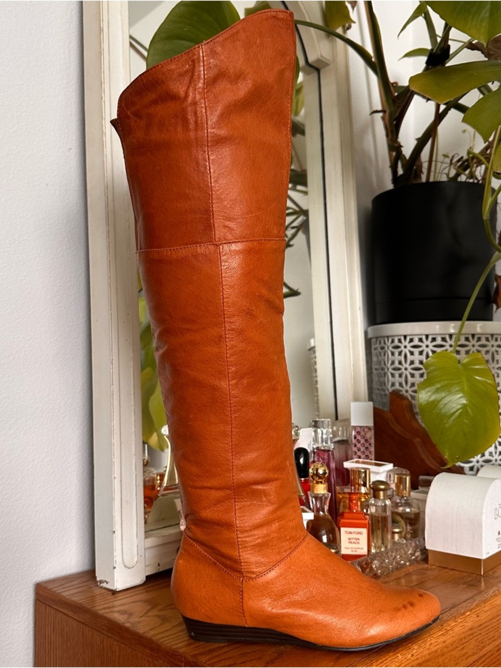 Y2K Bakers Leather Knee-High Boots - Picture 3 of 7
